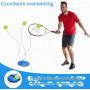 Mrracxy Kit d'entraînement de Tennis, Tennis Trainer avec balles de Tennis, Tennis en Plein air entraînement Individuel Jeu de B