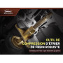 BILITOOLS Kit Repousse Piston Frein 22 Pièces | Repousse-Piston d'Étrier de Frein, Outil Frein avec 18 Adaptateurs
