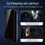 NEW'C Verre Trempé pour iPhone Air Anti-Espion, Protection Écran + Caméra | Outil inclus, Lot de 6, 3x vitres trempées + 3x prot
