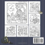 Spooky Girl: Coloring Book for Adults Featuring Cute Quirky Characters in Cozy Moments for Relaxation