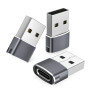 Basesailor Adaptateur USB vers USB C pour iPhone 18 17 17e 16 Pro Max Ultra | Type C Femelle USB A Mâle Convertisseur Chargeur p