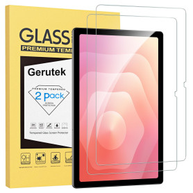 Gerutek Lot de 2 Verre Trempé pour Galaxy Tab S10 Lite/S10 FE/S9 FE 10.9" | Tab S11/S9/S8/S7 11 Pouces, Modèle 2025/2023/2022/20
