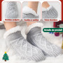 Niorasen Chaussettes Chausson Femme Homme, Pilou Pilou, Cadeau de Noël | Pantoufles Antidérapantes Thermiques, Chausson Hiver Po