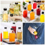 12 Mini Bouteilles Verre 60 ml à Remplir – Petites Bouteilles à Shot | Avec Couvercles Brosse, Stylo, Entonnoir & Étiquettes | p