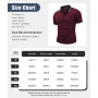 ZITY Polo Homme Manches Courtes Respirant T Shirt Eté Polo Golf Homme Respirant Tee Shirt Séchage Rapide Tshirt Tennis