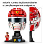 LEGO Editions Scuderia Ferrari HP Casque de Charles Leclerc 43014 | Jeu de construction dès 14 ans, maquette F1, minifigurine co