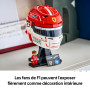 LEGO Editions Scuderia Ferrari HP Casque de Charles Leclerc 43014 | Jeu de construction dès 14 ans, maquette F1, minifigurine co