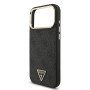 CG MOBILE Guess Coque magnétique avec logo triangle 4G pour iPhone 18 Pro Max (noir)