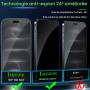 IMBZBK Verre Trempé pour iPhone 18 Pro Max Anti Espion, 3+3 Pièce | Dépoussiérage Automatique, 9H+ Qualité Militaire Vitre Prote