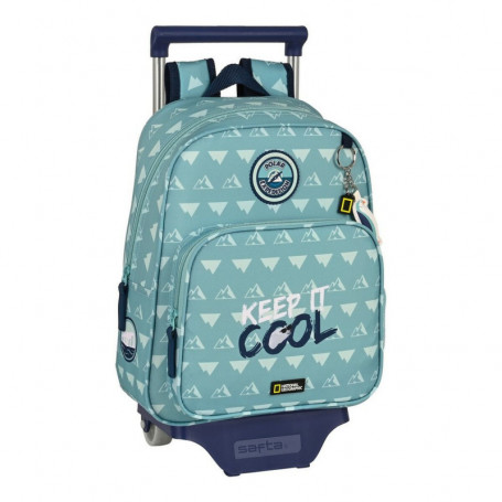 Cartable à roulettes National Geographic Below Zero Bleu (28 x 34 x 10 cm) 32,99 €