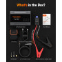 WOLFBOX 2000A Avviatore di Emergenza Con Compressore 150 PSI, Jump Starter 12V Portatile 37Wh per Auto Benzina fino a 5L, Power 
