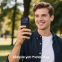 ORNARTO Coque pour iPhone 17 Pro Silicone - Noir | en Silicone Liquide, Protection Antichoc Complète, Intérieur Doux en Microfib