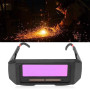 Lunettes de Soudage, Soudage à Assombrissement Automatique Solaire TIG MIG Lunettes Yeux de Soudeur pour Soudage au Gaz, Soudage