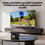 Kryoza Câble Mini HDMI vers HDMI 2M,4K@60Hz Câble Mini HDMI | Câble HDMI vers Mini HDMI Supporte UHD 3D HDR ARC,avec Raspberry P