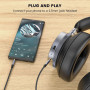 MOSWAG Câble Jack Stéréo de Rechange 3,5 mm à 2,5 mm Mâle,1M | Compatible avec les casques à réduction de bruit Bose 700, QuietC