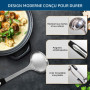 Home Hero Set d'Ustensiles de Cuisine 40 Pièces Inox et Silicone | Ustensiles de cuisine haut de gamme en acier inoxydable et si