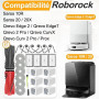 Saros 10R / Saros 20 Set/Qrevo Edge 2 / Qrevo EdgeT / 20X Kit Accessoires Pièces Rechang pour Roborock Curv Qrevo 2 Pro Entretie