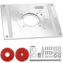 Plaque d'insertion pour défonceuse, plaque d'insertion de table de défonceuse en aluminium avec fonction de levage, plaque d'ins