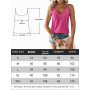 Haibang Debardeur Femme Chic et Élégant Été Top Caraco Dentelle sans Manche Bretelles Spaghetti Haut Sexy Lâche Chemise Oeillet 