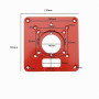 Plaque d'insertion de Table de Toupie en Alliage d'aluminium Compatible avec Makita Toupies Machine de Coupe Flip Board Accessoi