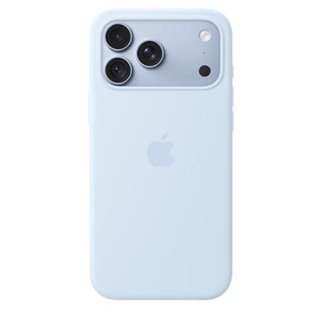 Apple Coque en Silicone avec MagSafe pour iPhone 18 Pro Max | Bleu lumineux ​​​​​​​