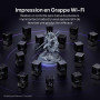 ELEGOO Mars 5 Ultra Imprimante 3D Résine MSLA 9K, Haute Vitesse de 150mm/h | Nivellement Automatique, Détection Intelligente, Tr