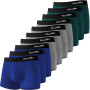 Fullluwaa Boxer Homme Coton Lot de 10, Doux Ceinture Élastique | Calecon Homme Coton, Confortable et Transpirable, Coton doux, A