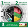 Ariel PODS 4en1, Lessive En Capsule, 50 Lavages, Original, Élimination Impeccable Des Tâches, Efficace Même A Froid Et En Cycle