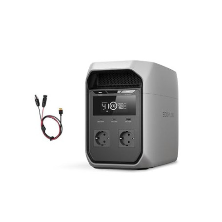 Station électrique portable ECOFLOW DELTA 3 Classic 1024Wh, Batterie LFP | Sortie CA 1800 W, USB-C 100 W, batterie nomade charge