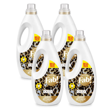 Fabulosa Détergent à lessive parfumé, liquide de lavage pour enlever les taches, assouplissant concentré pour vêtements, 264 lav