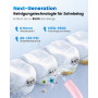 JTF Jet Dentaire Hydropulseur Oral - 300 ML Sans Fil Irrigateur, 3+1 Modes, Étanche IPX7 Water Flosser, Idéal pour Orthodontie, 