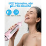JTF Jet Dentaire Hydropulseur Oral - 300 ML Sans Fil Irrigateur, 3+1 Modes, Étanche IPX7 Water Flosser, Idéal pour Orthodontie, 