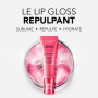 Lierac, Glow Fresh, Lip Gloss Visage Repulpant, Format 10ml | Lip gloss repulpant à l'acide hyaluronique, hydrate, sublime et re