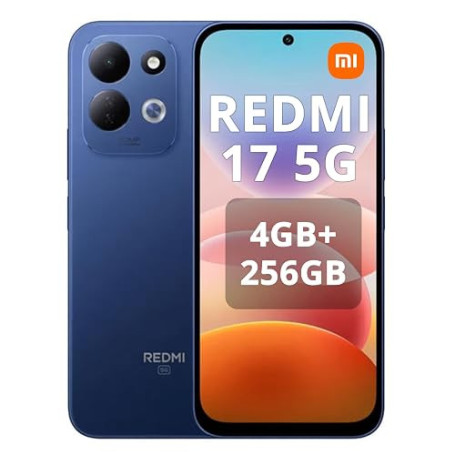 XIAOMI REDMI 17 5G Smartphone 4 + 256 Go | Batterie 7500 mAh, Snapdragon 4 Gen 5, écran 6,9" 120 Hz, double appareil photo 50 MP