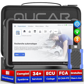 mucar 892BT Valise Diagnostic Auto, Diagnostic Avancé Système Complet, AI | AI, Bi-directionnel, Codage ECU, Avancé Système Comp