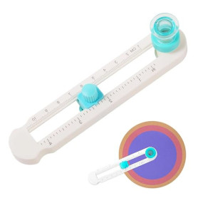 Tianher Cutter Circulaire, 2-20 Cm Cercle Massicot Réglable Coupe Papier Massicot Scrapbooking Cercle Papier Coupeur Couteau De