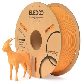ELEGOO Filament PLA 1.75mm Orange 1KG pour Imprimante 3D | Précision Dimensionnelle +/- 0.02mm Bobine de Carton Filament d'Impre