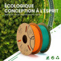 ELEGOO Filament PLA 1.75mm Orange 1KG pour Imprimante 3D | Précision Dimensionnelle +/- 0.02mm Bobine de Carton Filament d'Impre
