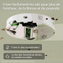 iRobot Roomba 115 Combo+Base AutoEmpty - Robot Aspirateur Laveur 2en1 - Puissance d'Aspiration 15KPa - Brosse latérale étendue -