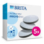 BRITA MicroDisc Filtres à eau pour bouteilles filtrantes, Pack de 5 | Compatible avec bouteilles et gourdes filtrantes BRITA - r