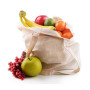 ELES VIDA Set de sacs en coton non imprimés, sac à bandoulière, Sacs de courses, ÖKO-TEX® sac à provisions à provisions