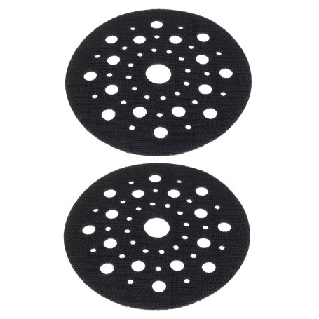 ECSiNG Lot de 2 Protecteur Plateau Ponçage Mousse 45 Trous 125 mm 5 in Lot de 2 Tampon Interface 45 Trous 5 in 125 mm Compatible