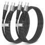AINPOW 100W Câble USB C vers USB C 1M 2Pack, Cable USB C Charge Rapide Câble Chargeur Cordon USB C vers USB C Fil pour Galaxy S2