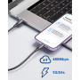 AINPOW 100W Câble USB C vers USB C 1M 2Pack, Cable USB C Charge Rapide Câble Chargeur Cordon USB C vers USB C Fil pour Galaxy S2