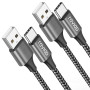 RAVIAD Cable USB C Charge Rapide 3.1A [1M] Câble USB vers USB C Nylon | Cable Chargeur Type C pour iPhone 17 16 15, Samsung Gal