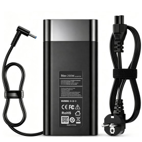 200W Chargeur Alimentation Adaptateur Ordinateur Portable pour HP | Compatible avec HP Omen 15 17, Victus 15 16, Pavilion Gaming