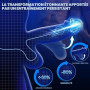 Sextoyse homme sex Vaginette Ultra Réaliste Masturbâteur Homme Mains Libres 10 Modes Langue Léchant & Vibration 42 Points de Mas