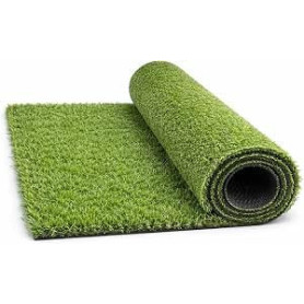 Lemag srl Gazon synthétique 1 x 5 m – 6 hauteurs 15 20 25 30 35 40 mm – Effet réaliste doux – Drainage – Jardin balcon terrasse