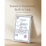 Multiprise Tour 6 Prises, Parafoudre, Protection contre les surcharges, 2 m | 3680W/16A, protection contre les surtensions 1420J
