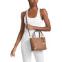 Michael Kors Eva Extra-Small Leather Convertible Tote Bag Luggage